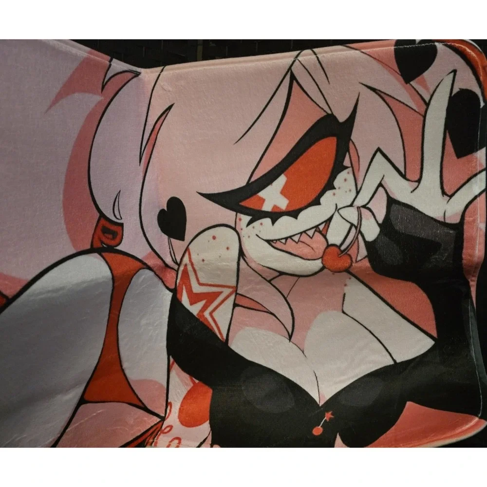 Cherri Bomb FLOOR Mat Desk Rug Matches Hazbin Hotel Valentine's 2023 Playmat